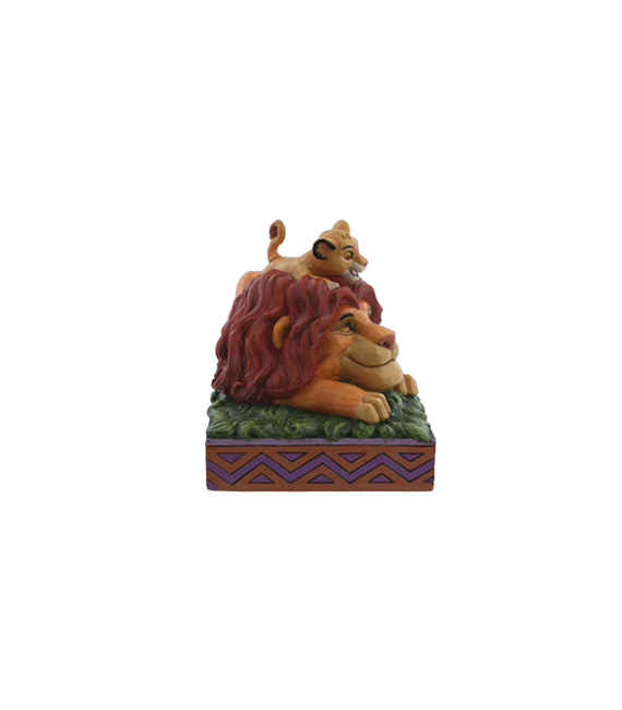 Figurine Le Roi Lion Simba et Mufasa Disney Traditions